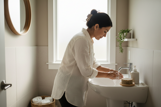 A Simple Daily Skincare Routine Using Natural Soap